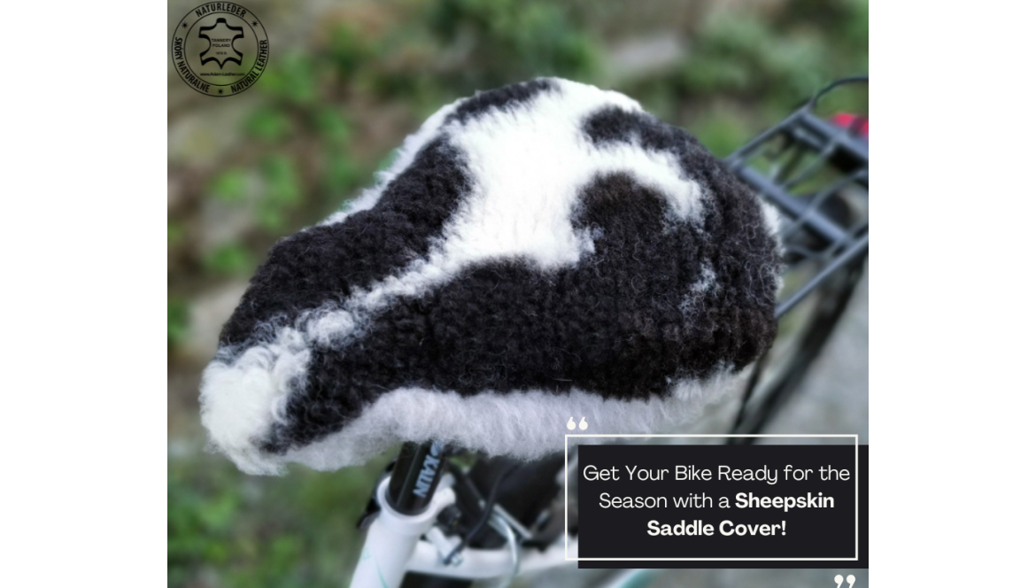 Le printemps approche – Préparez votre vélo pour la saison avec une housse de selle en peau de mouton !